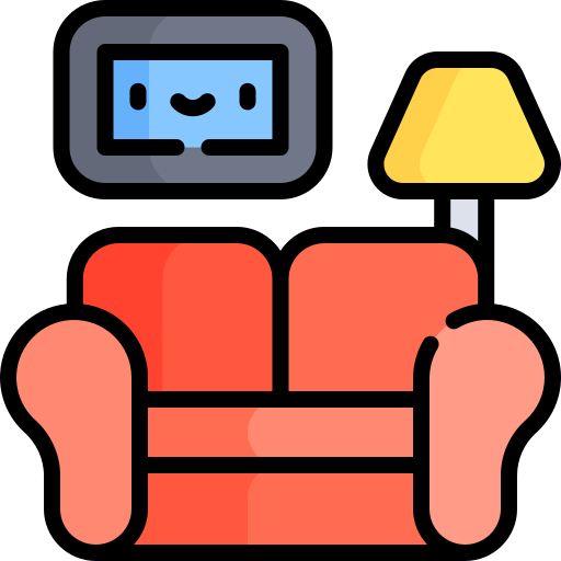 Flat TV Icon